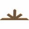 Ekena Millwork Saratoga Timber Gable Bracket, Western Red Cedar, 60"W x 30"H x 1 1/2"D x 5 1/2"F, 12/12 Pitch GBW060X30X0206SAR00SWR - alternate 4